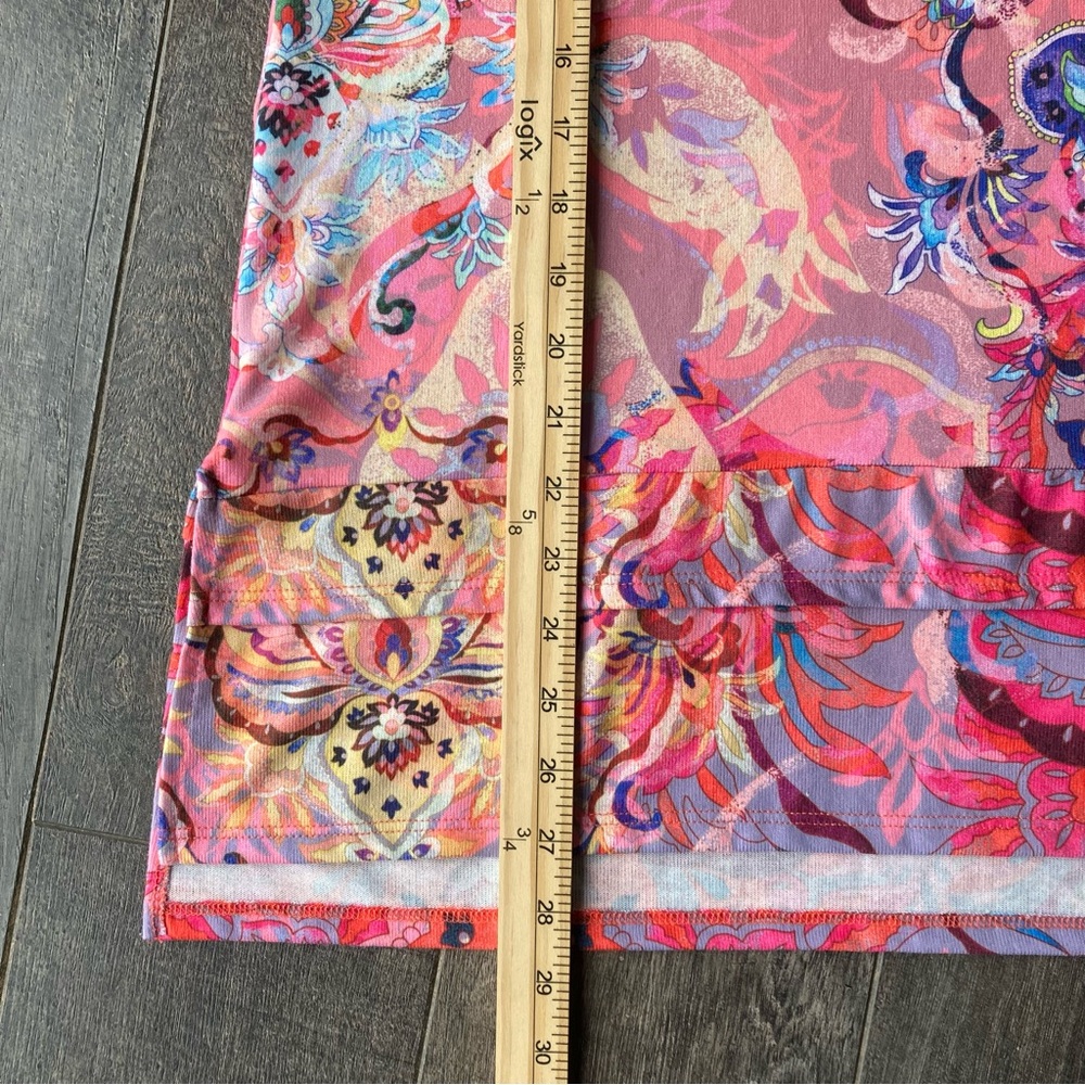 Soft Surroundings Multicolor Floral V-Neck Blouse - Picture 8 of 8